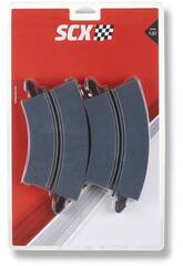 Scalextric Classic 1:32 Pack 4 Curvas de 1 Carril Exterior de la Interior