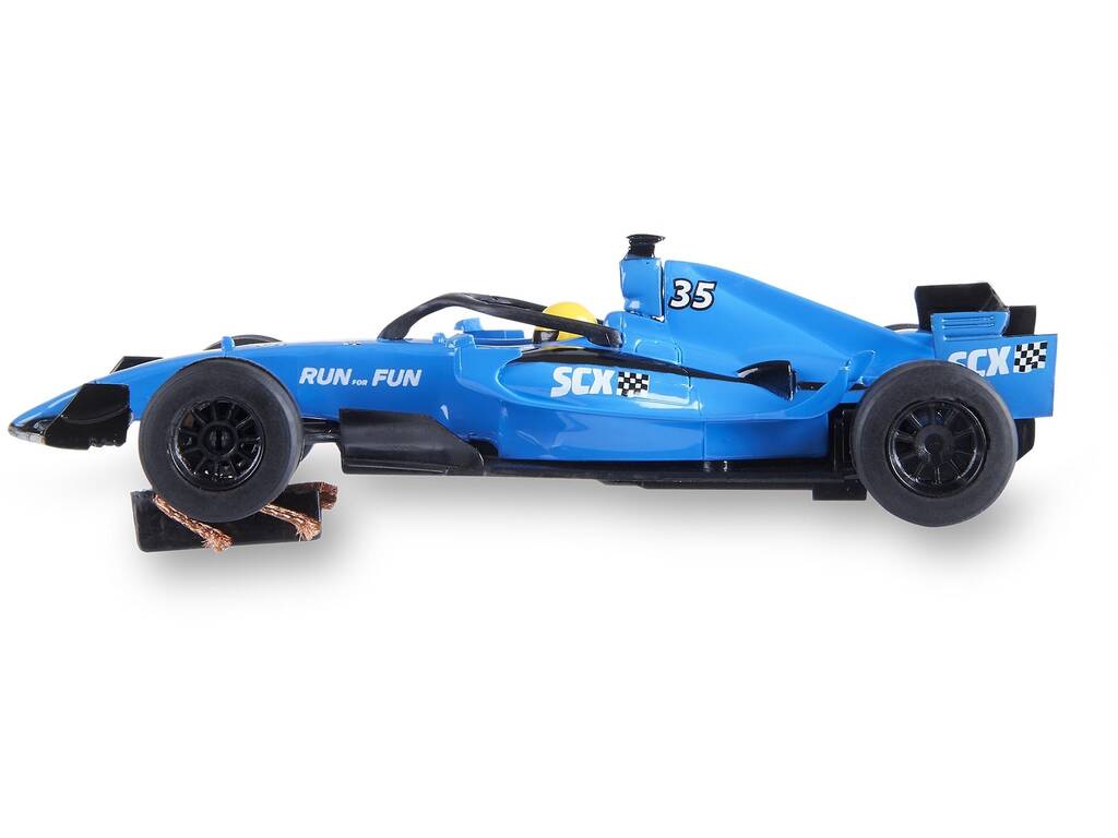 Scalextric Compact Voiture de Formule 1 Bleue