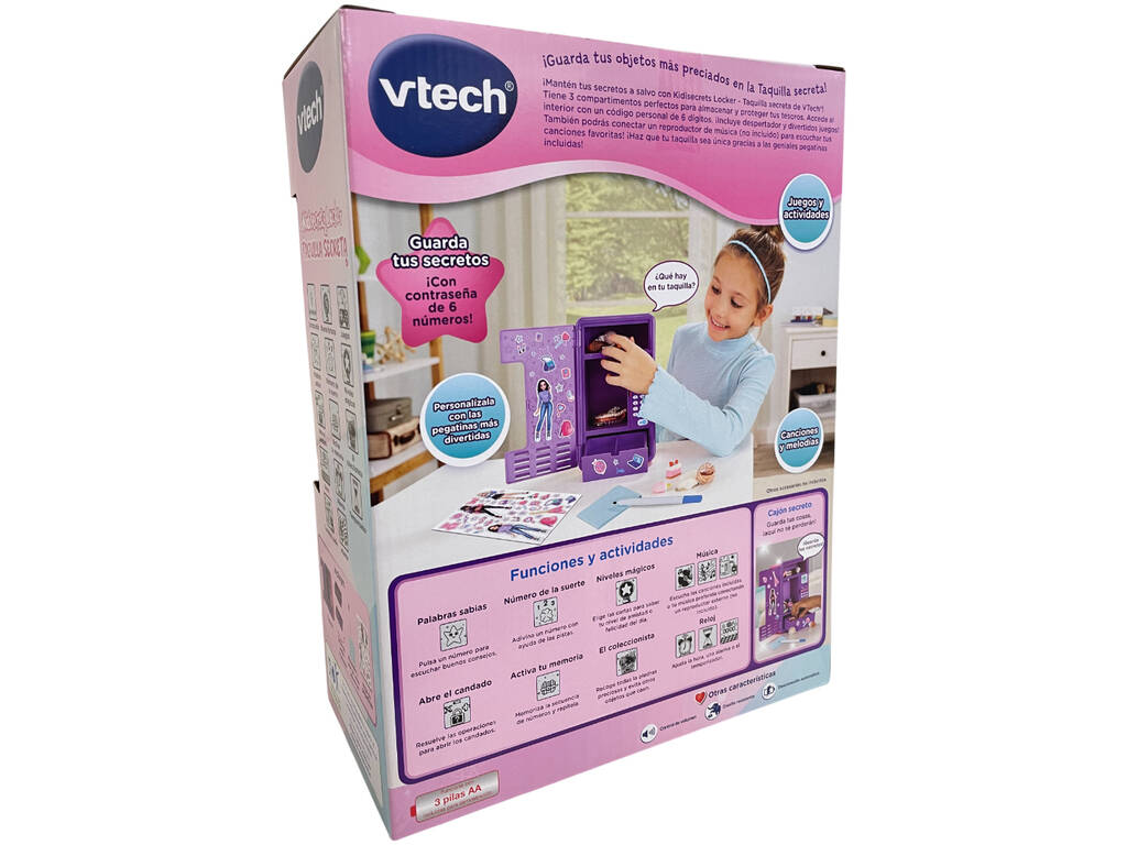 KidiSecrets Locker Coffre-fort secret violet