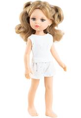 Boneca Carla de 32 Cm Com Pijama