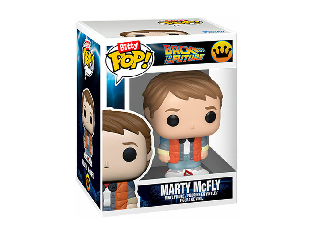 Funko Pop Bitty Rides Regreso al Futuro Figura Marty McFly con Time Machine