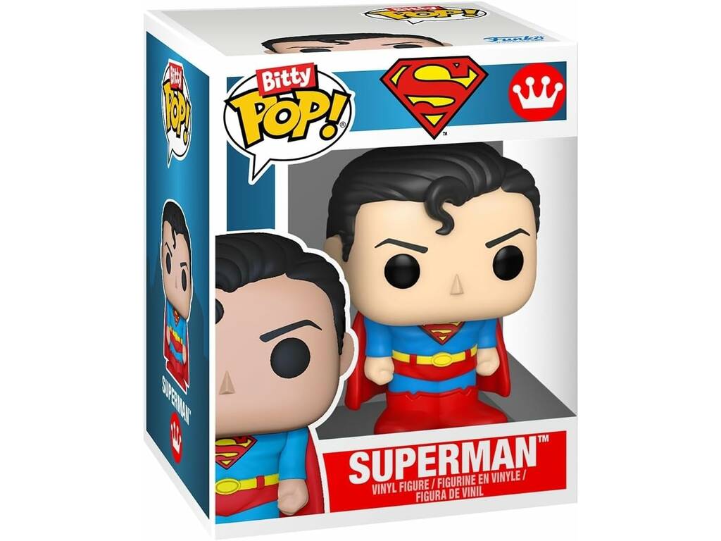 Funko Pop Bitty Towns Superman Figura Superman con Fortaleza de la Soledad