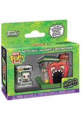 Funko Pop Bitty Towns Beetlejuice Figura Beetlejuice com Dante?s Inferno Room