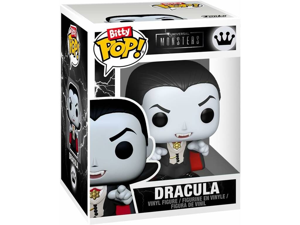 Funko Pop Bitty Towns Universal Monsters Figura Dracula con Castillo