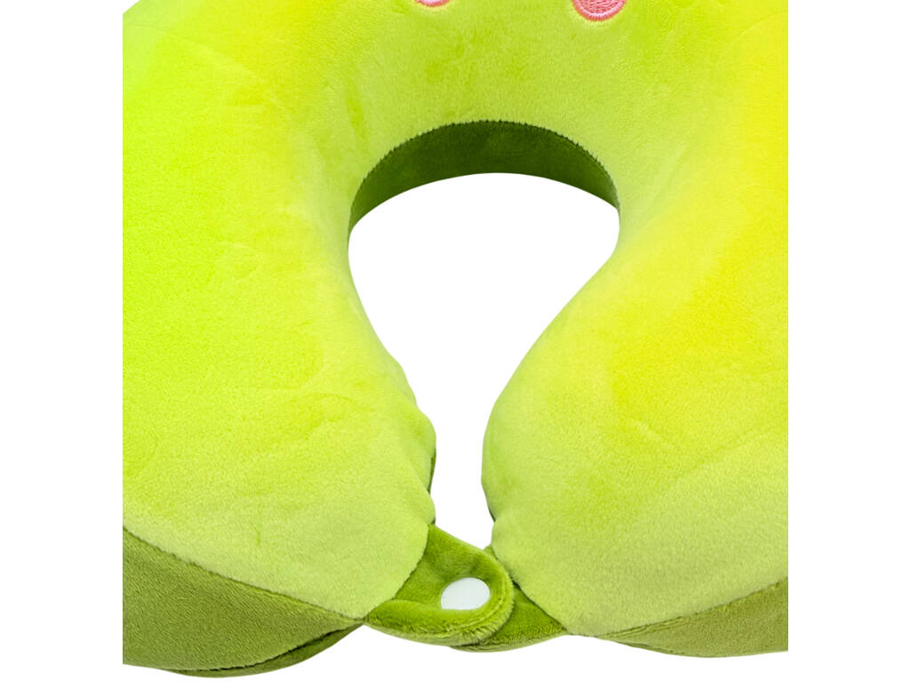 Oreiller de voyage pour la nuque Pomme verte 27 x 27 cm