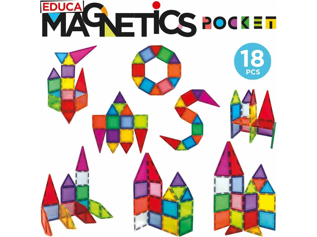 Educa Magnetics Pocket 18 pièces