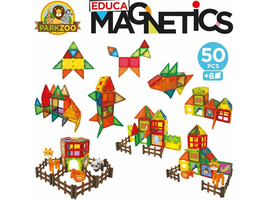 Educa Magnetics Park Zoo 50 pièces