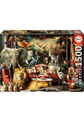 Puzzle 1500 Le manoir des animaux
