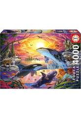 Puzzle 4000 Orcas e Lobos