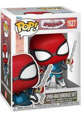 Funko Pop Marvel Il tuo amico e vicino Spiderman Figura Spiderman Homemade Suit con testa oscillante