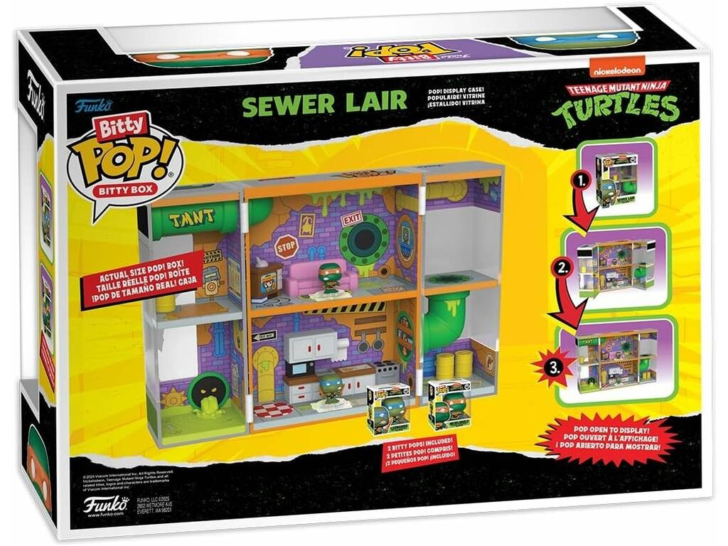 Funko Bitty Pop Bitty Box Tortugas Ninja Sewer Lair