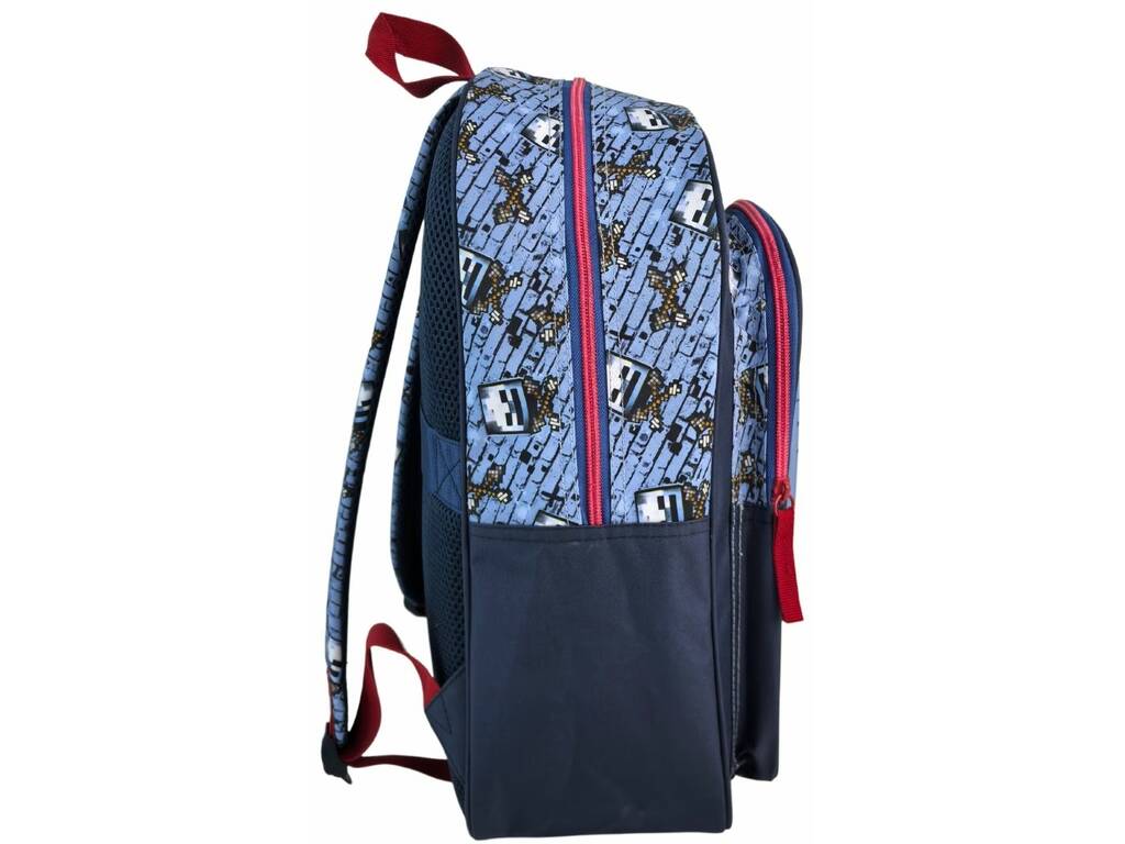 Minecraft Hostile Behaviour Mochila Adaptable a Carro 40x31x15 Cm