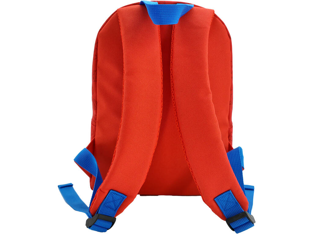 Super Mario Mochila Pré-escolar 3D de 30x26x8 cm