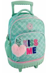 Blin Blin Kiss Me Mochila com Carrinho Removvel 34x30x20 Cm