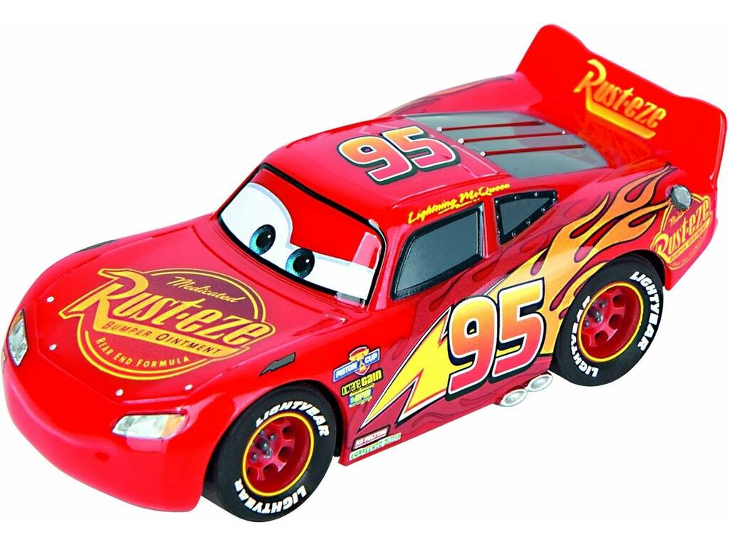 Cars Carrera Circuit Speed Arena avec Lightning McQueen et Cruz Ramirez