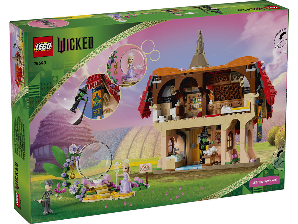 Lego Wicked Glinda et Elphaba visitent Munchkinland
