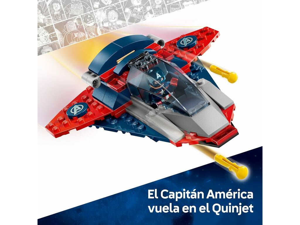 Lego Marvel Captain America vs Thanos