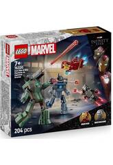 Lego Marvel Iron Man e Mquina de Guerra vs Drones de Hammer