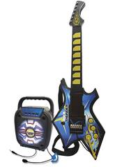 Guitare électrique Rock Thunder avec amplificateur et microphone