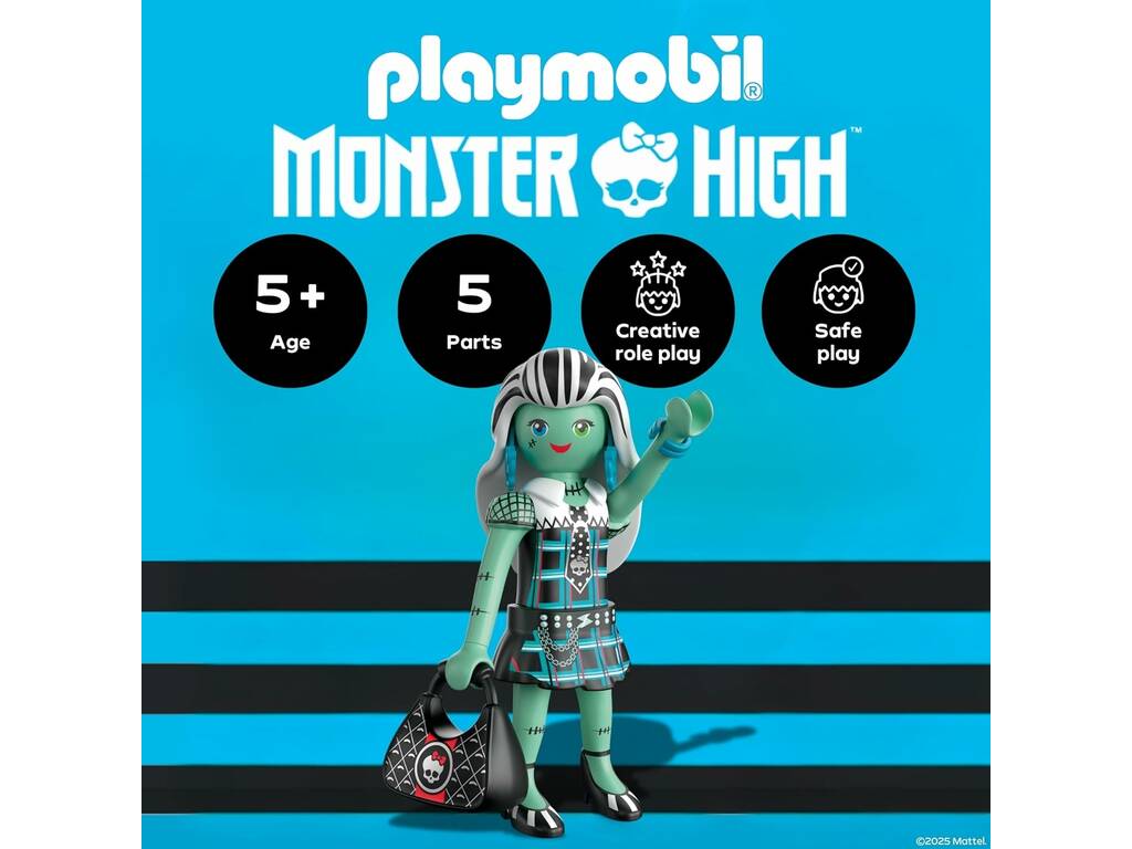 Playmobil Monster High Bambola Frankie Stein con Accessorio