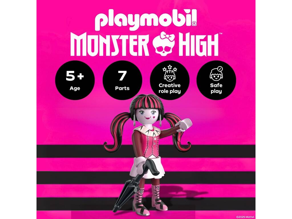 Playmobil Monster High Bambola Draculaura con Accessorio