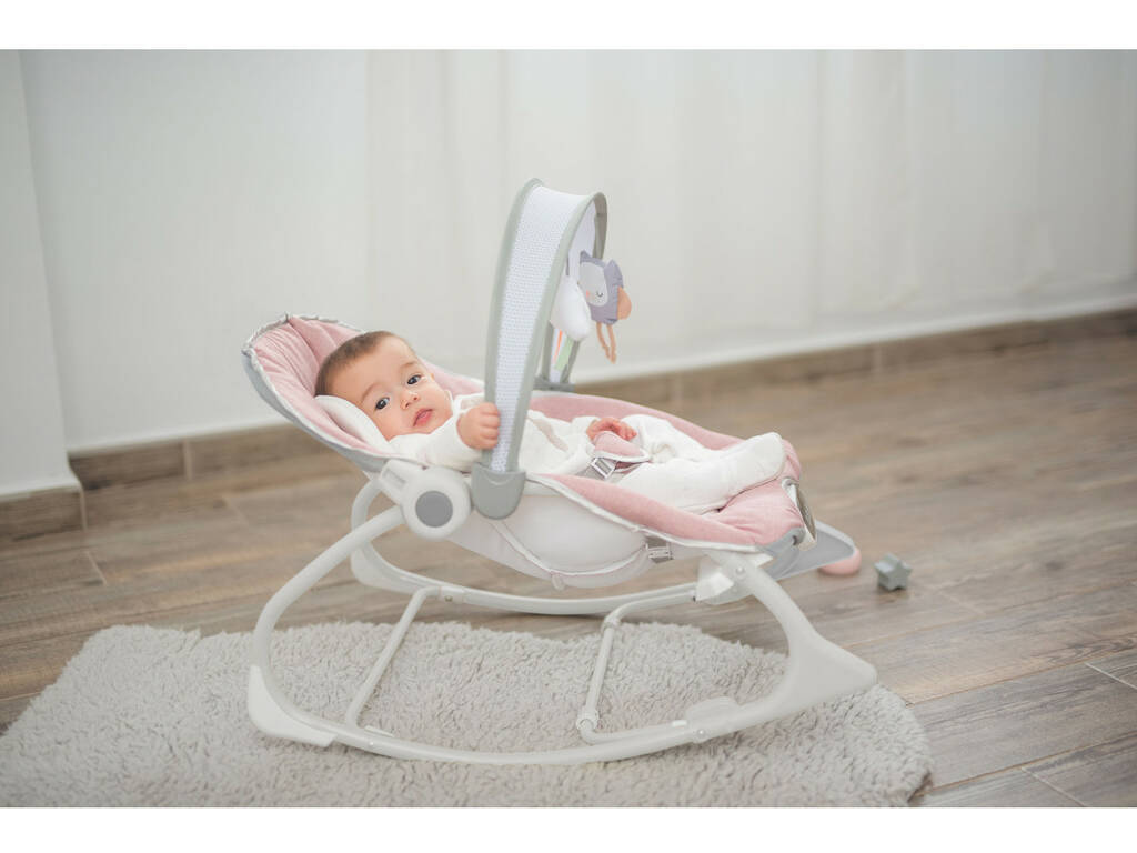 Hamac multifonction rose
