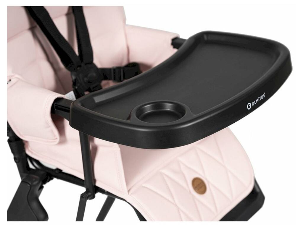 Chaise haute pliante Minna Rosa Basic