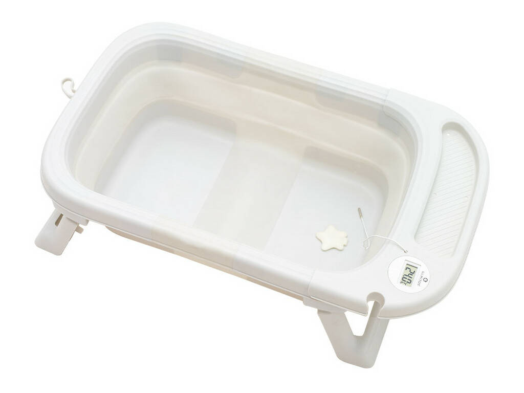 Baignoire pliante grise avec hamac