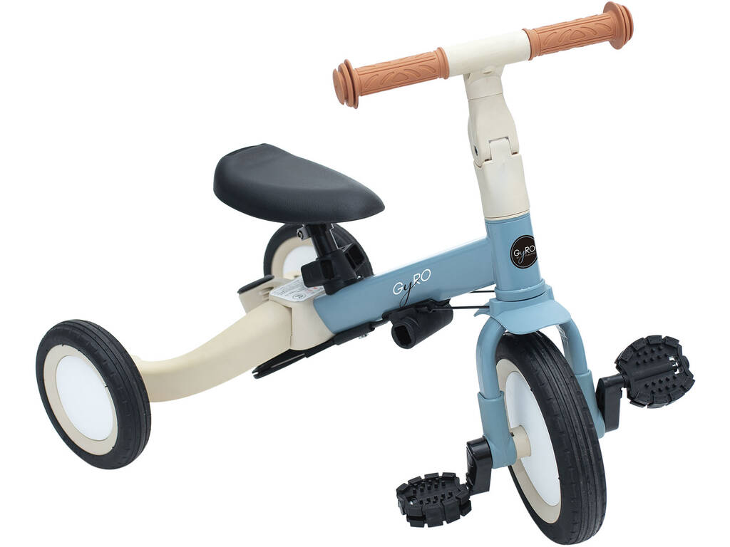 Tricycle multifonction Gyro 5 en 1 Couleur bleue