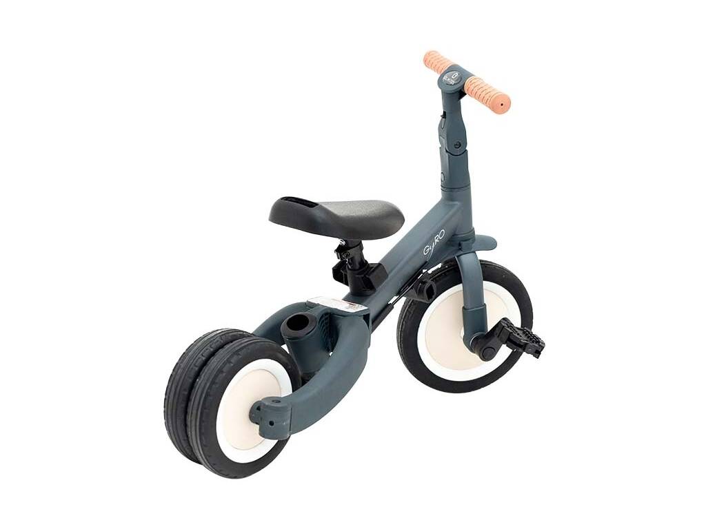 Tricycle multifonction Gyro 5 en 1 Couleur Gris