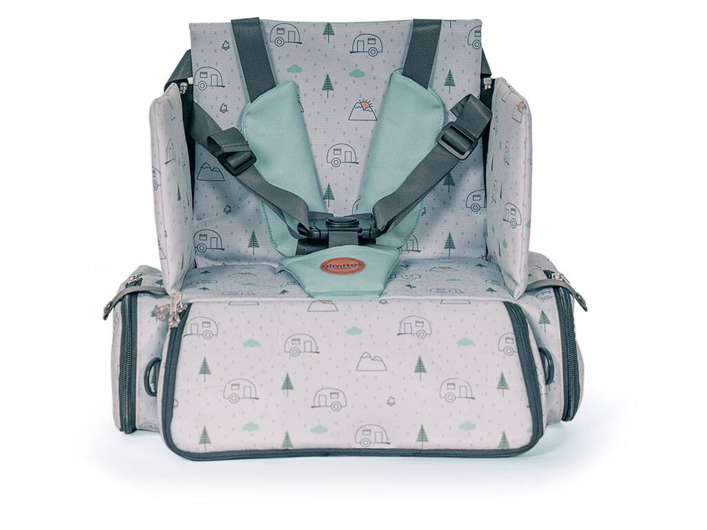 Siège rehausseur pliable et sac à dos Adventure