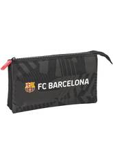 Triple étui F.C. Barcelona Noir