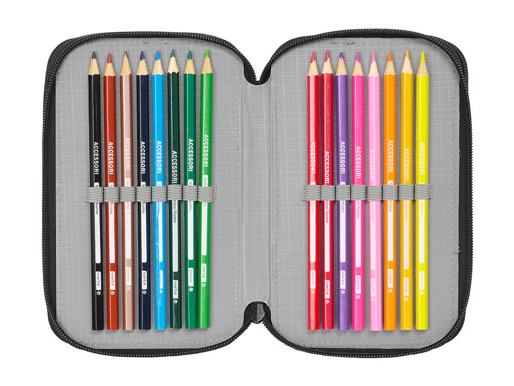Trousse à crayons triple 37 pièces Monster High Drama