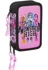 Trousse  crayons triple 37 pices Monster High Drama