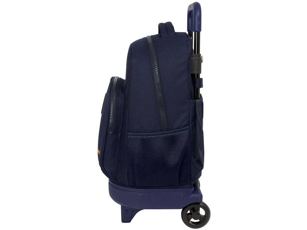 Mochila Grande con Carro Compact Extraible Real Madrid 2ª Equipación 24/25