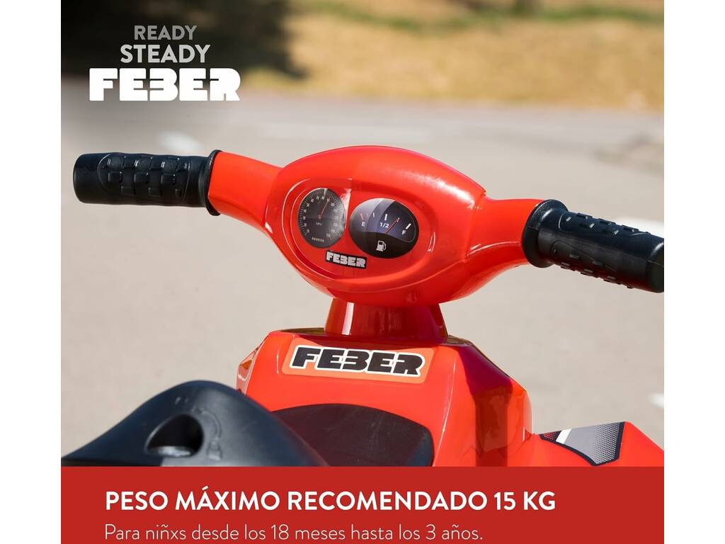 Feber Quad Racy Rojo de 6V