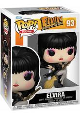 Funko Pop Icons Elvira Mistress Of The Dark Figura Elvira con Escoba