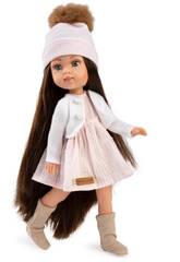 Boneca Penlope Moscovo de 33 cm com Vestido Rosa