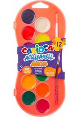 Carioca Acquarell non avec pinceau et 12 couleurs