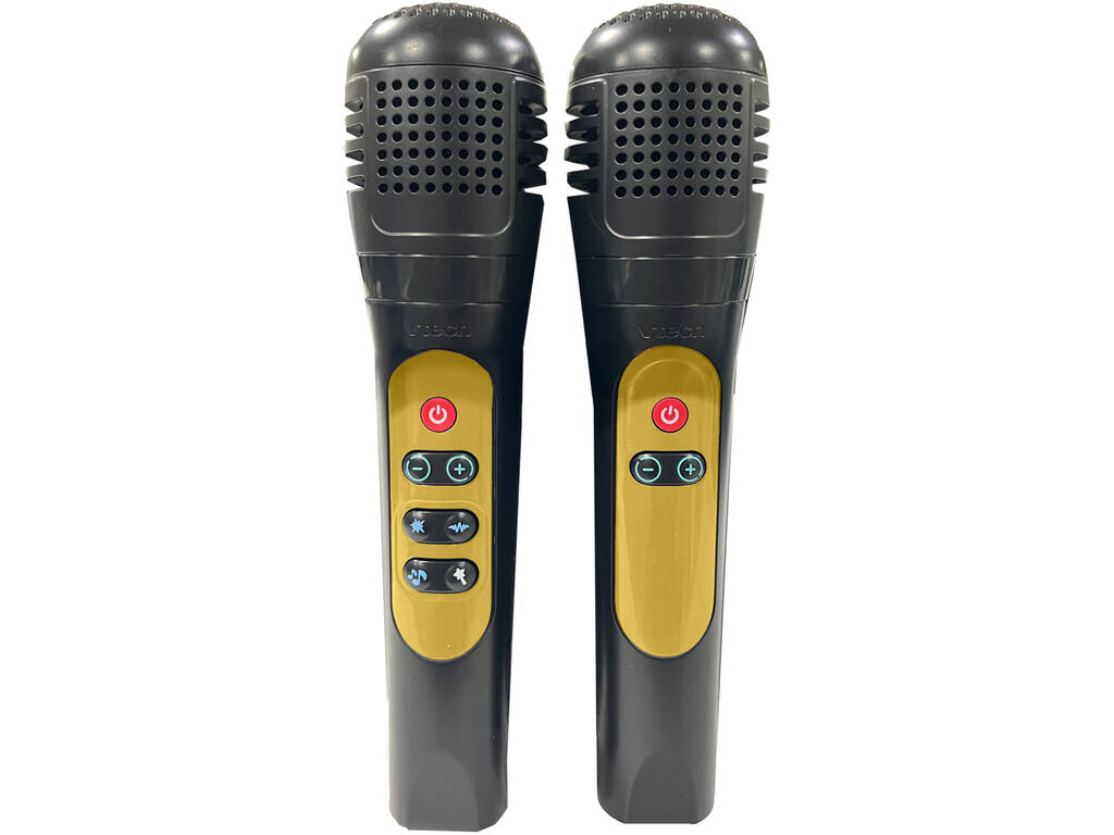 Karaoké Light Party Duo Golden Edition avec 2 microphones