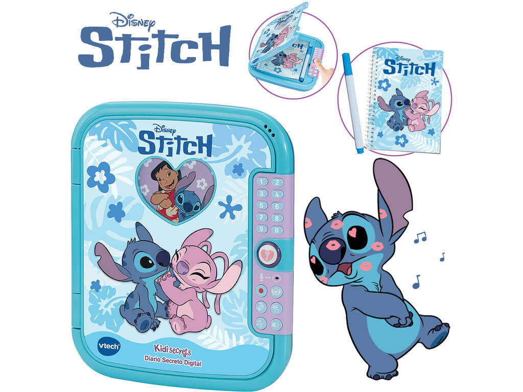Disney Stitch Kidisecrets Journal secret numérique