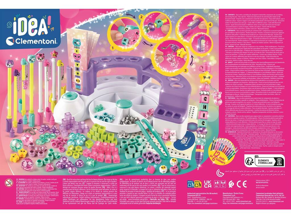 Laboratoire de stylos avec message