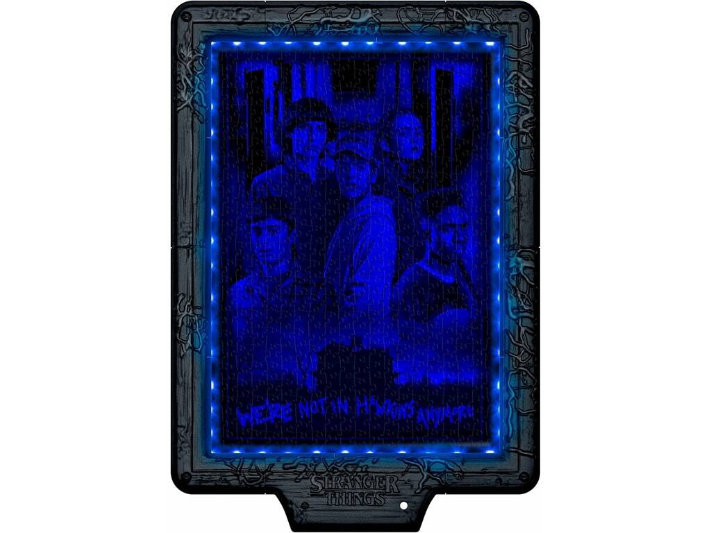Stranger Things Puzzle Metamórfico Demogorgon’s Hunt de 520 Piezas con Luz LED