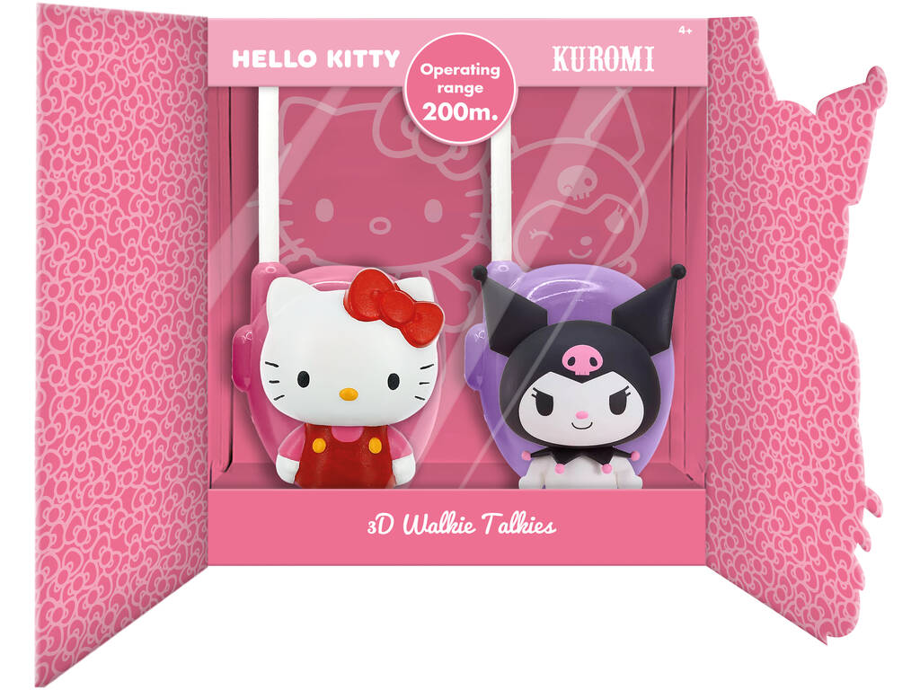 Hello Kitty et Kuromi Pack Walkie Talkies 3D