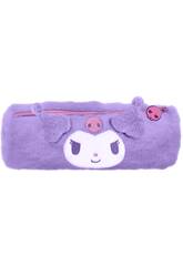 Sanrio Kuromi Estojo Redondo de Peluche