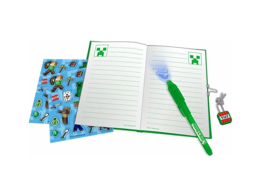 Minecraft Journal secret et stylo à encre magique