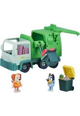 Bluey Set Camión de la Basura con Figuras y Accesorios