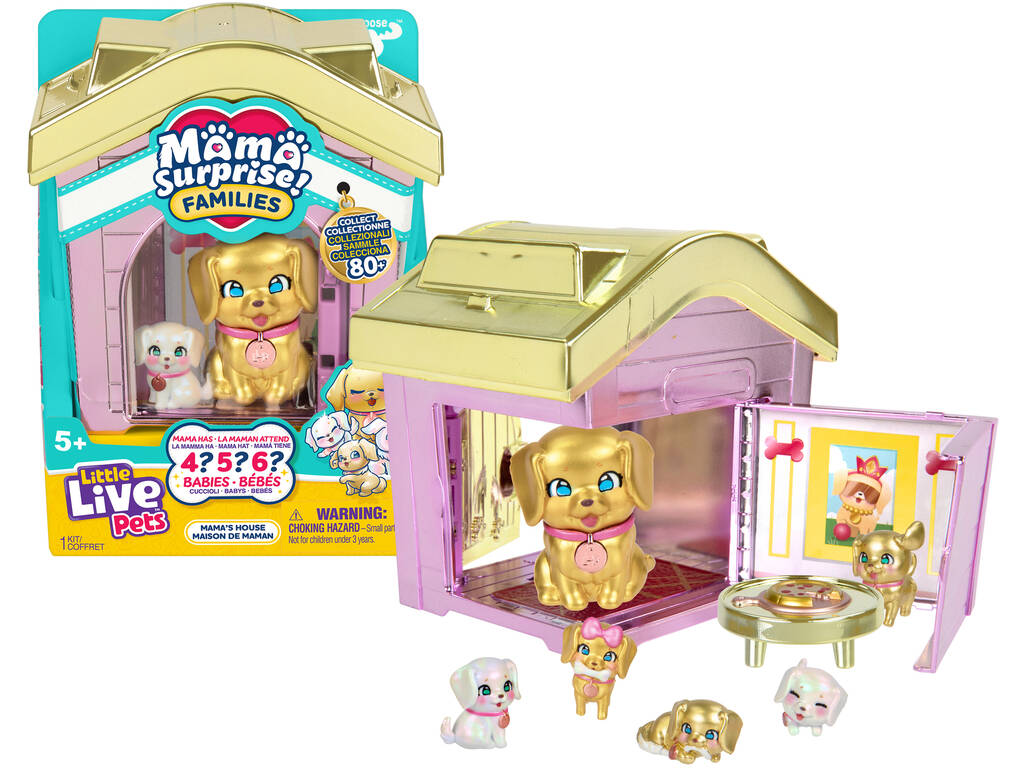 Little Live Pets Mama Surprise Families Maison de maman avec bébés