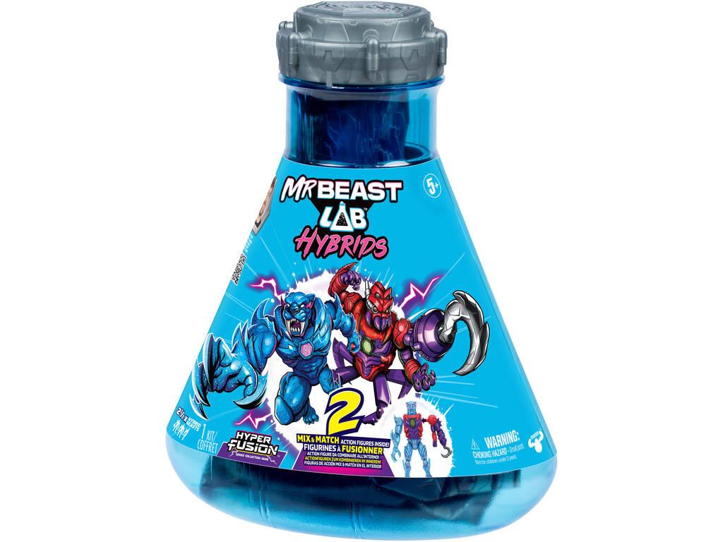 Mr Beast LAB Hybrids Pack 2 Figuras de Acción Sorpresa