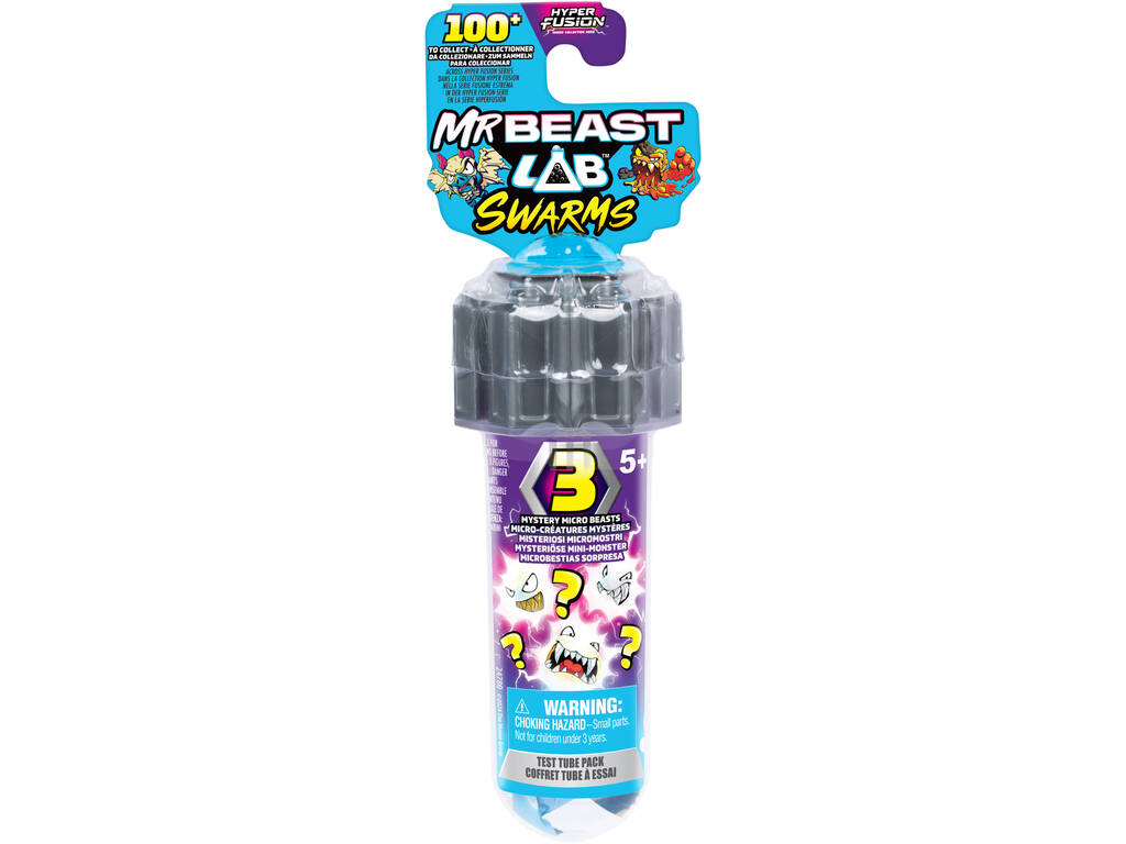 Mr Beast LAB Swarms Pack avec 3 Microbesties Surprise